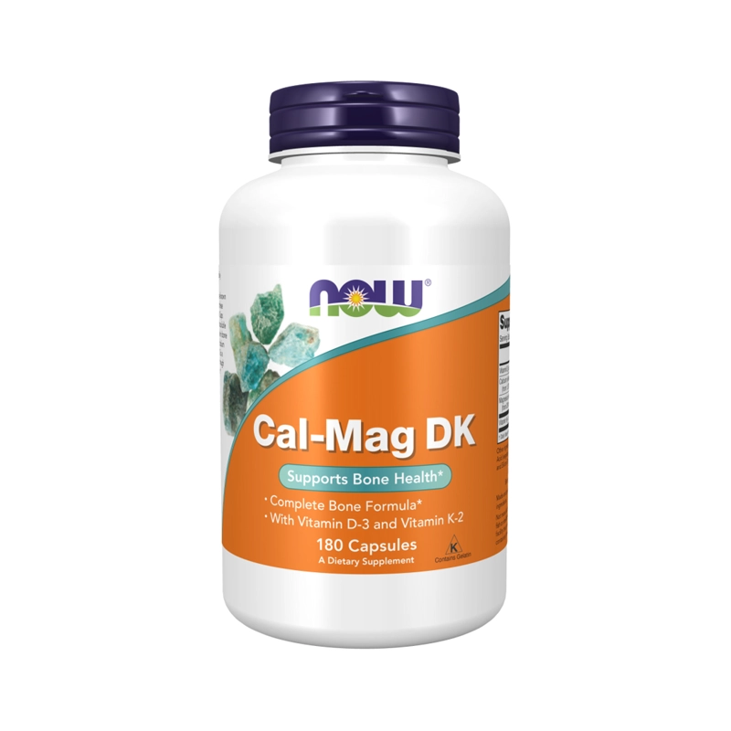 SUPLEMENTO ALIMENTICIO NOW FOODS CAL MAG DK 180 CAPS - 1