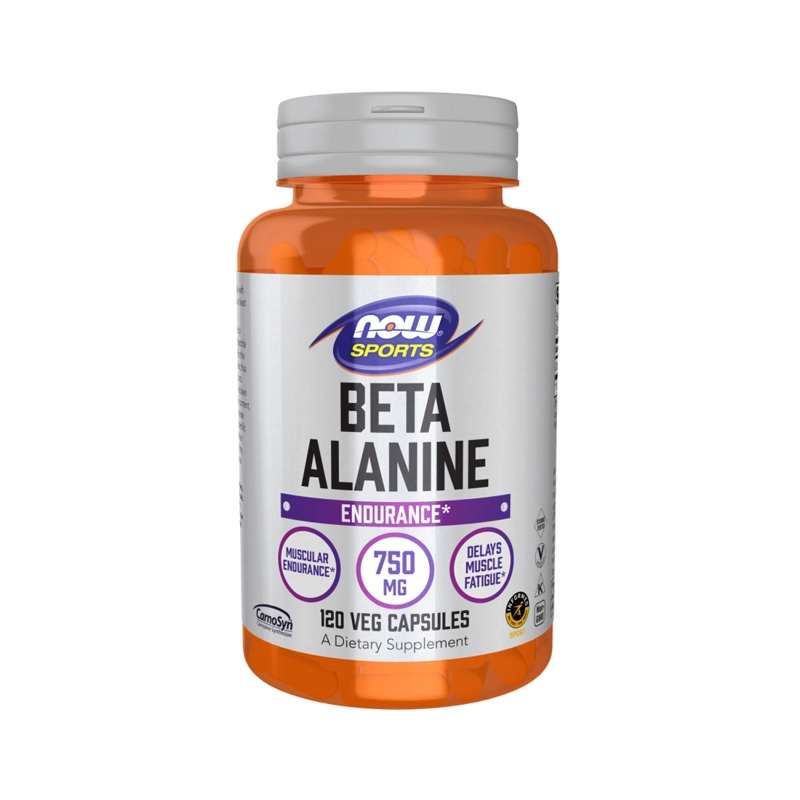 BETA ALANINA NOW FOODS 750 MG 120 CAPS - 1