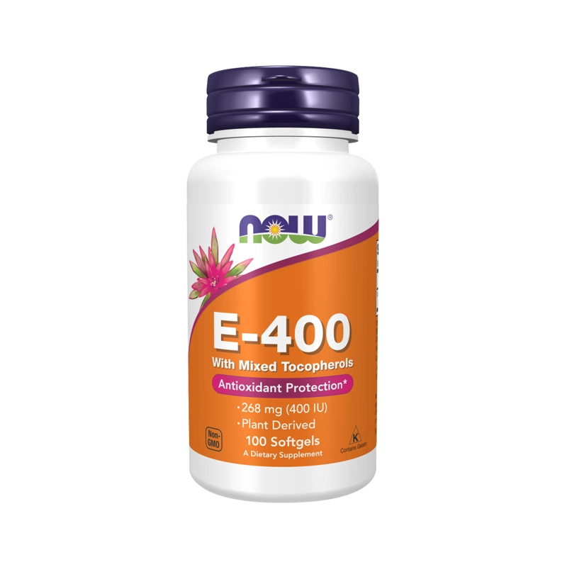 E-400 MIXED 100 CAPS - NOW FOODS - 1