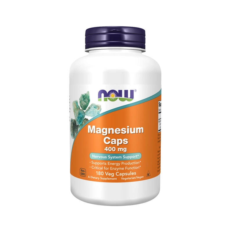 MAGNESIO NOW FOODS 180 CAPS - 1
