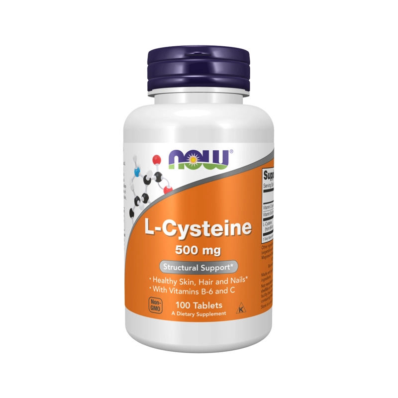 L-CYSTEINE 500 MG 100 TABS - NOW FOODS - 1