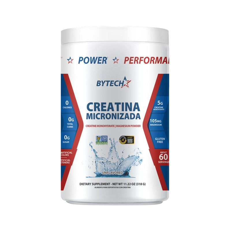 PACK BYTECH CREATINA MICRONIZADA + MAGNESIO 318 G - 1