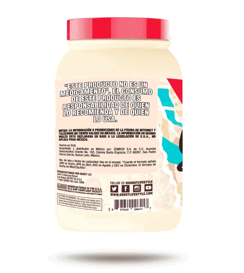 PROTEÍNA GHOST WHEY PROTEIN 2LBS - 2
