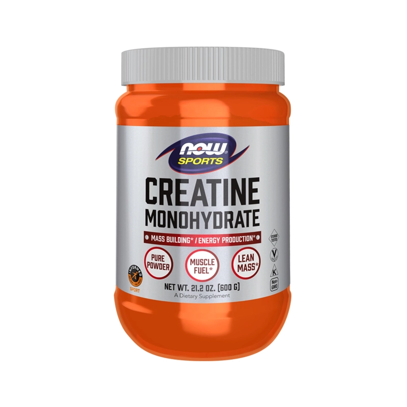 CREATINE MONOHIDRATE POWDER 600 GR - NOW FOODS - 1