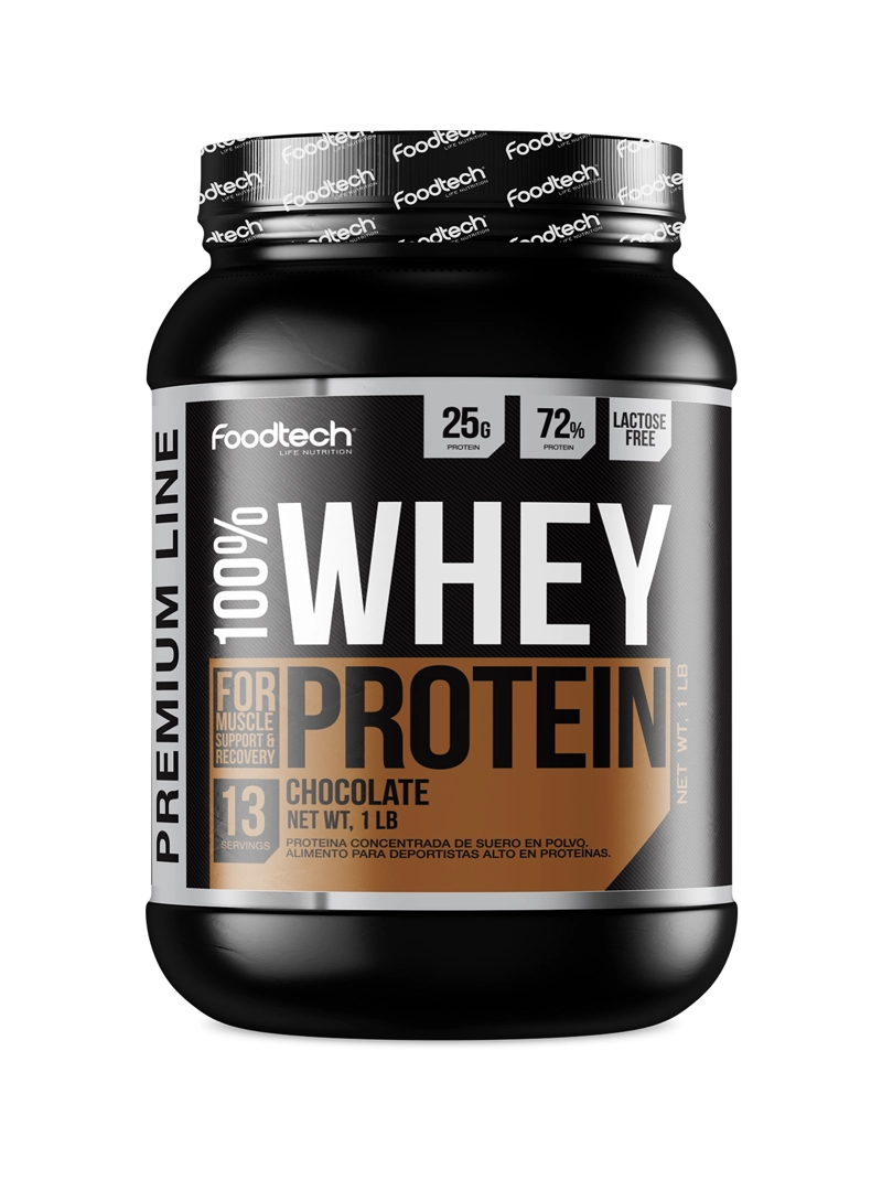 100% WHEY PROTEIN PREMIUM LINE 1LBS COOKIES - FOODTECH - 1
