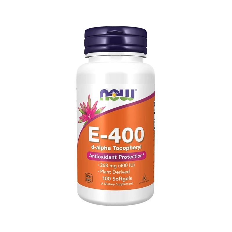 E-400 D-ALPHA 100 CAPS - NOW FOODS - 1