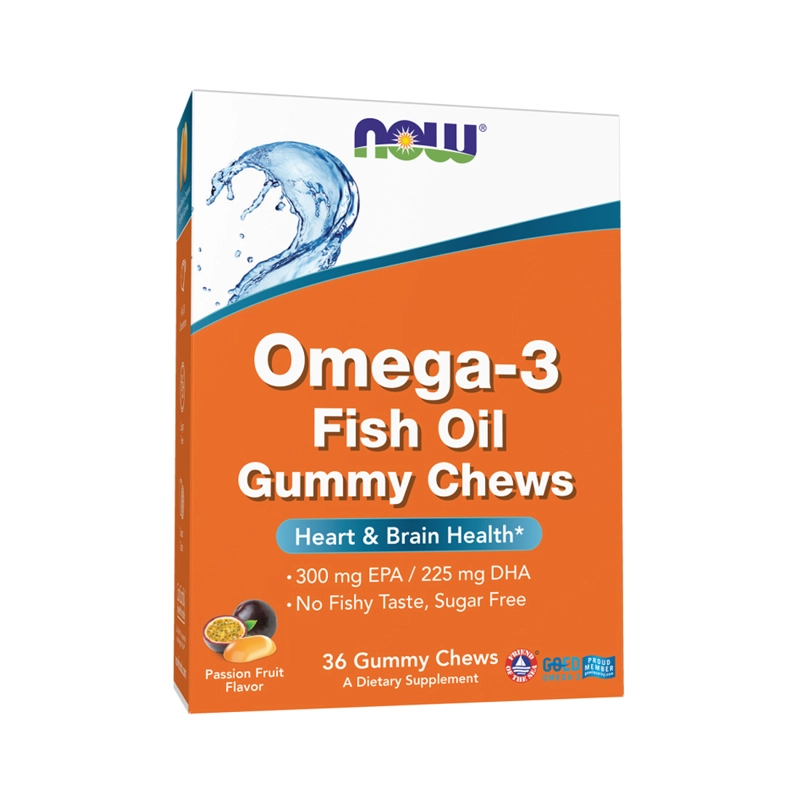 OMEGA-3 FISH OIL GUMMY 36 UNID - NOW FOODS - 1