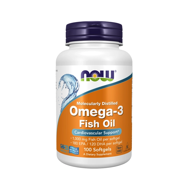 OMEGA 3 1000MG  100 SOFTGEL - NOW FOODS - 1
