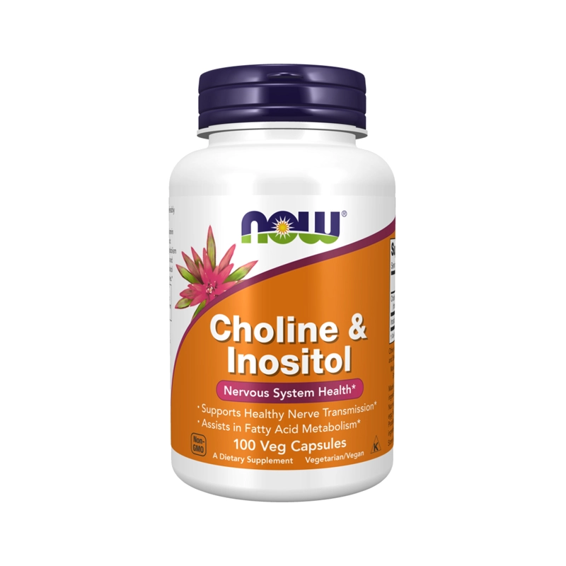 CHOLINE & INOSITOL 100 CAPS - NOW FOODS - 1