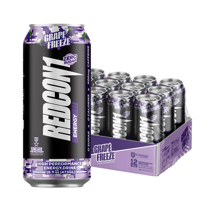 CAJA HIGH P. ENERGY 12 UNID GRAPE FREEZE - REDCON1 - 1