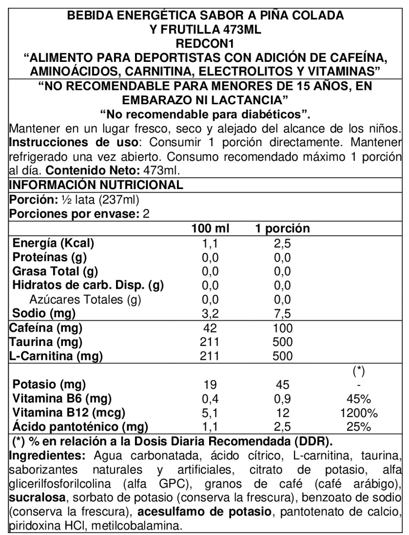 CAJA HIGH P. ENERGY 12 UNID VICE CITY - REDCON1 - 2