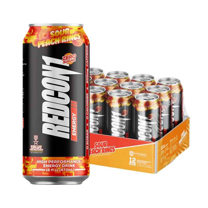 CAJA HIGH P. ENERGY 12 UNID SOUR PEACH - REDCON1 - 1