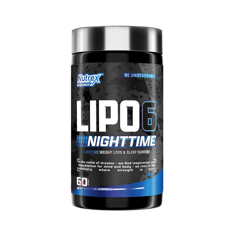 LIPO 6 BLACK NIGHTTIME UC 60 CAPS  - NUTREX - 1