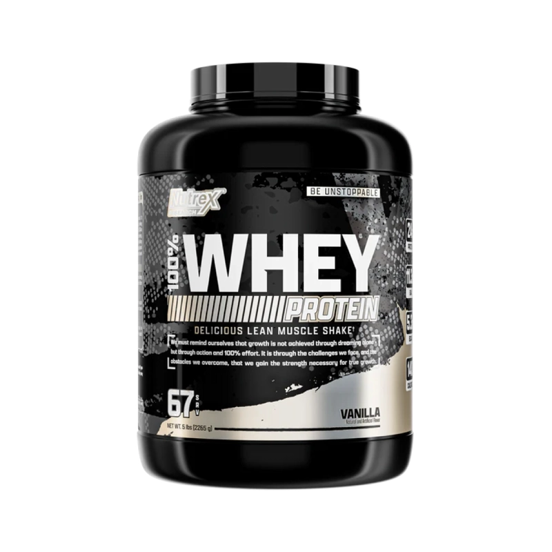 100% WHEY  5 LBS CHOCOLATE - NUTREX - 1