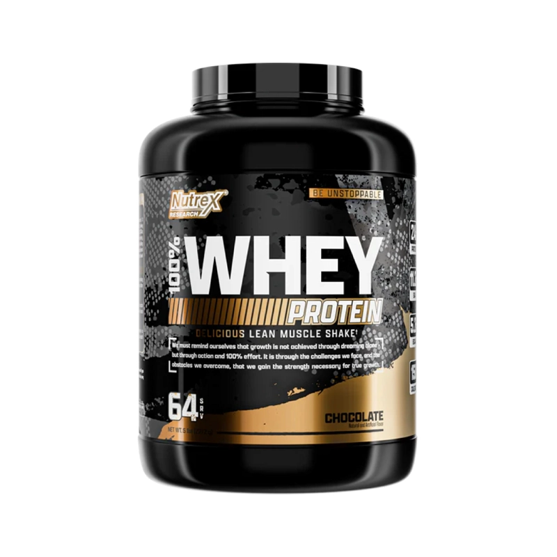 100% WHEY  5 LBS CHOCOLATE - NUTREX - 1