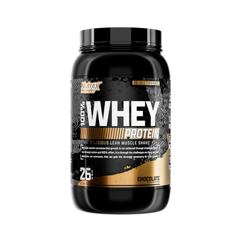 100% WHEY 2 LBS CHOCOLATE - NUTREX - 1
