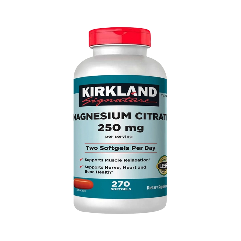 MAGNESIUM CITRATE 270 SOFTGELS - KIRKLAND - 1
