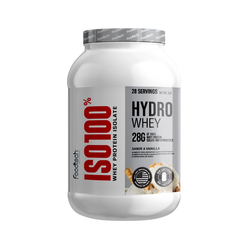 ISO100% HYDRO WHEY 2LBS VAINILLA - FOODTECH - 1