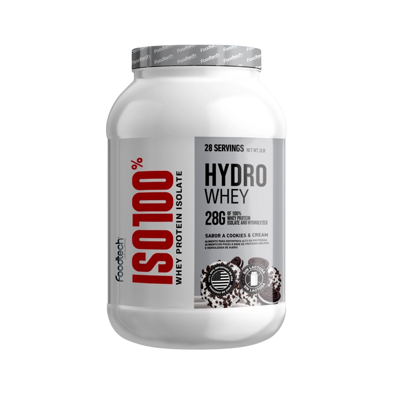 ISO100% HYDRO WHEY 2LBS COOKIES AND CREAM - FOODTECH - 1