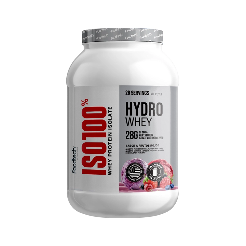 ISO100% HYDRO WHEY 2LBS FRUTOS ROJOS - FOODTECH - 1