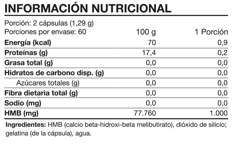 HMB ADVANCE 1000MG 120 CAPS - FOODTECH - 2