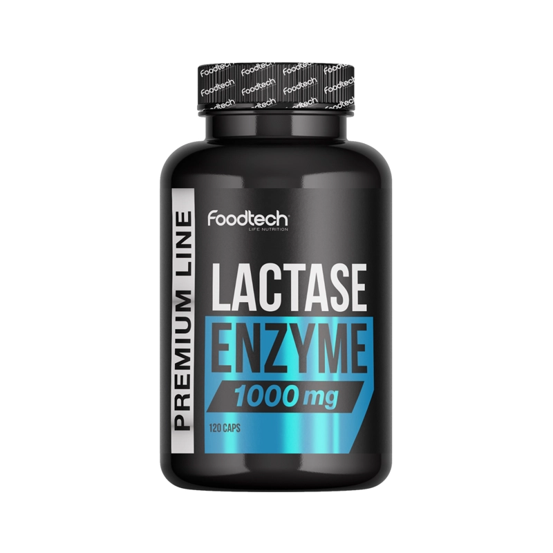 LACTASE ENZYME 1000MG 120 CAPS - FOODTECH - 1