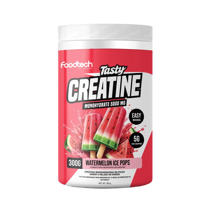 TASTY CREATINE MONOHYDRATE 300GR WATERMELON - FOODTECH - 1
