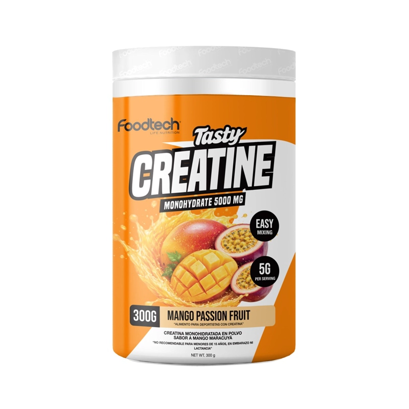 TASTY CREATINE MONOHYDRATE 300GR MANGO PASSION - FOODTECH - 1