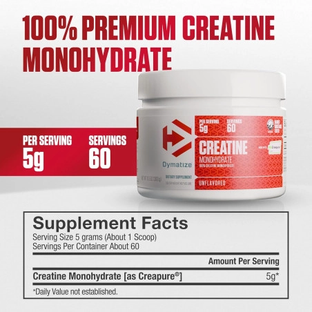 CREATINE DYMATIZE CREAPURE 300 GR - DYMATIZE NUTRITION - 2