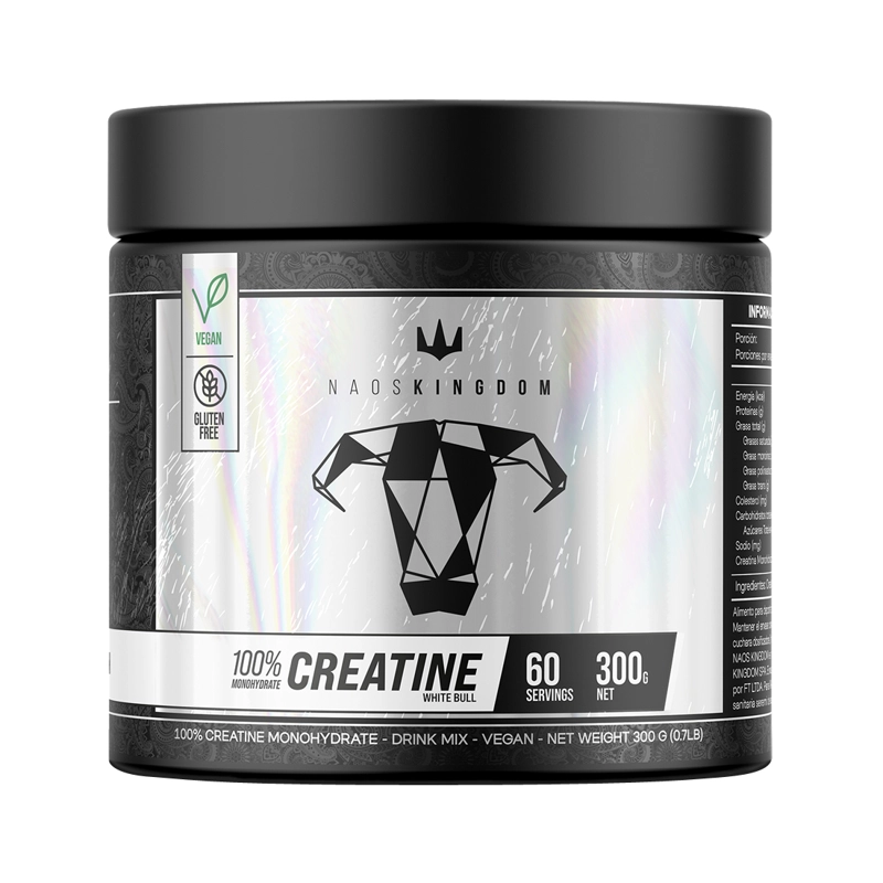 CREATINE WHITE BULL 300GR - NAOS KINGDOM - 1