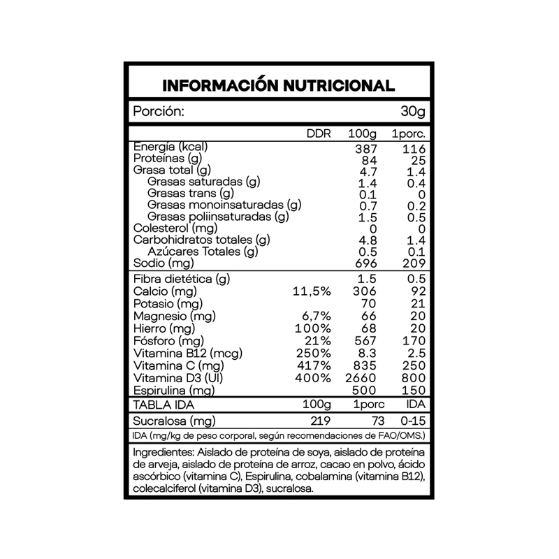 BLUE RHINO VEGAN PROTEIN ISOLATE 2LBS VANILLA - NAOS KINGDOM - 2