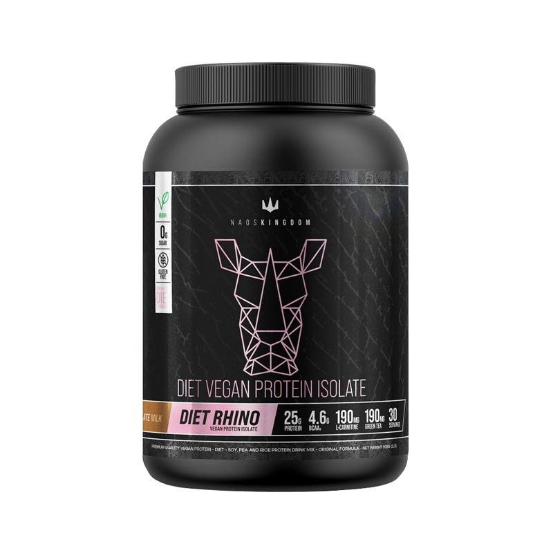 DIET RHINO VEGAN PROTEIN ISOLATE 2LB CHOCOLAT - NAOS KINGDOM - 1