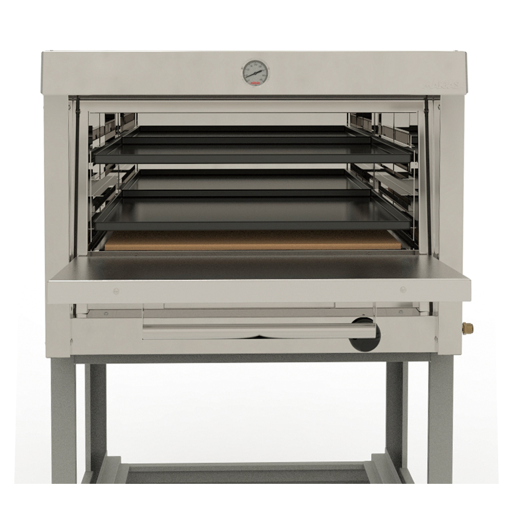HORNO INDUSTRIAL 1 CAMARA 58X65 CM. GLP 6EA151R | Acero - 4