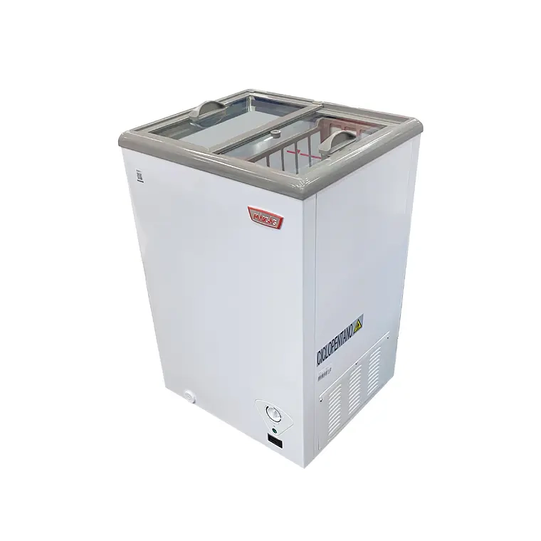 CONGELADOR DUAL TAPA VIDRIO 100 LTS. SD100 - 1