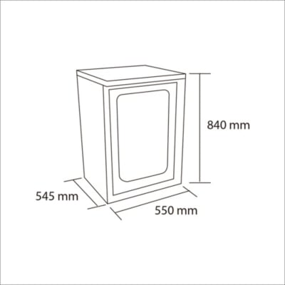 VISICOOLER INDUSTRIAL 120 LT. SC120B - 5