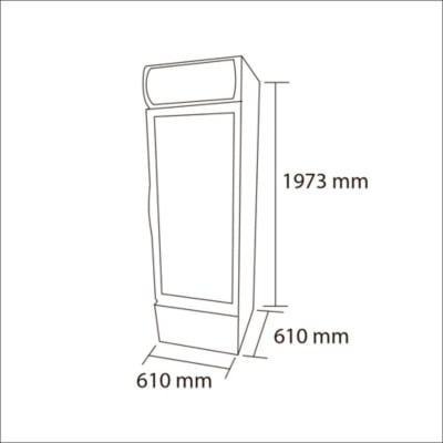 VISICOOLER 370 LT. LG-370 LG370 - 2