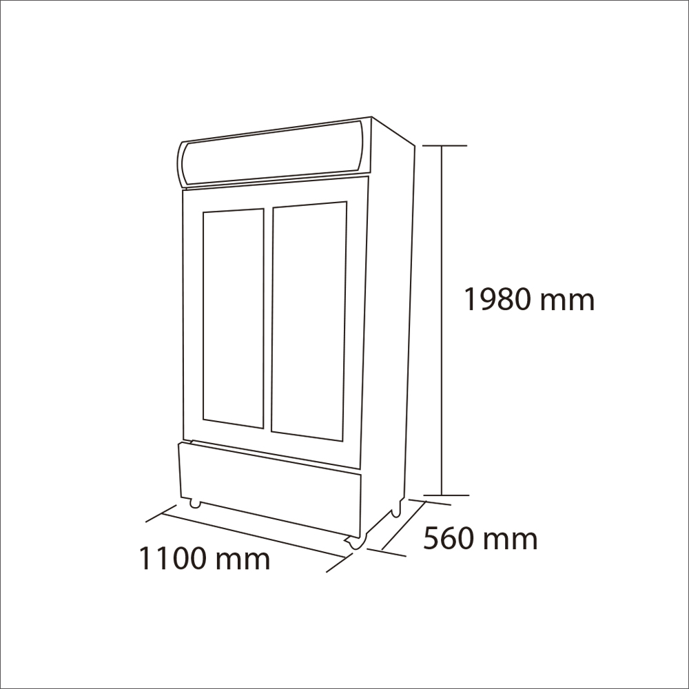 VISICOOLER 800 LT. LG-800S - 4