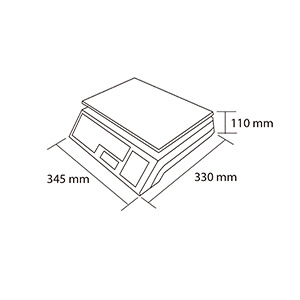 BALANZA ELECTRONICA 30 KILOS DY208E - 4