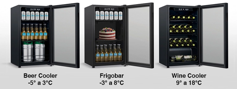 COOLER CERVECERO NEGRO 96 LT. HS-125WEN - 5