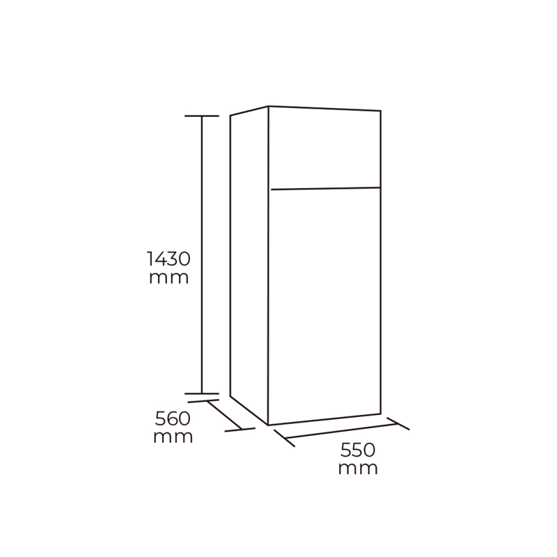 REFRIGERADOR FRIO DIRECTO 205 LT. DF2-285 - 3