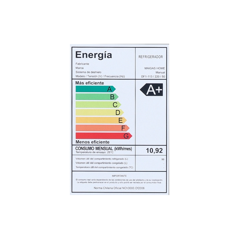 FRIGOBAR 90 LTS DF1-113 - 6