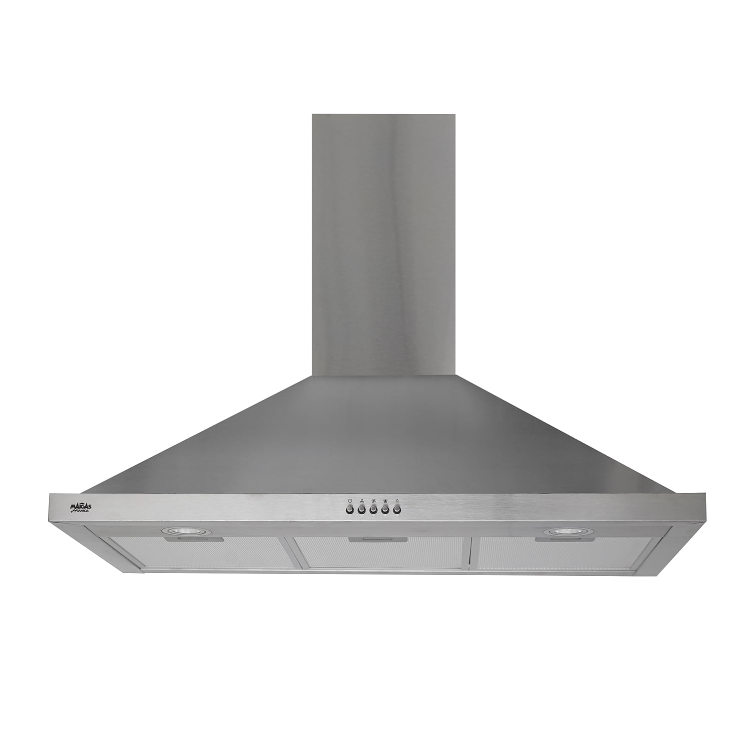 CAMPANA PIRAMIDAL ACERO INOX 90CM