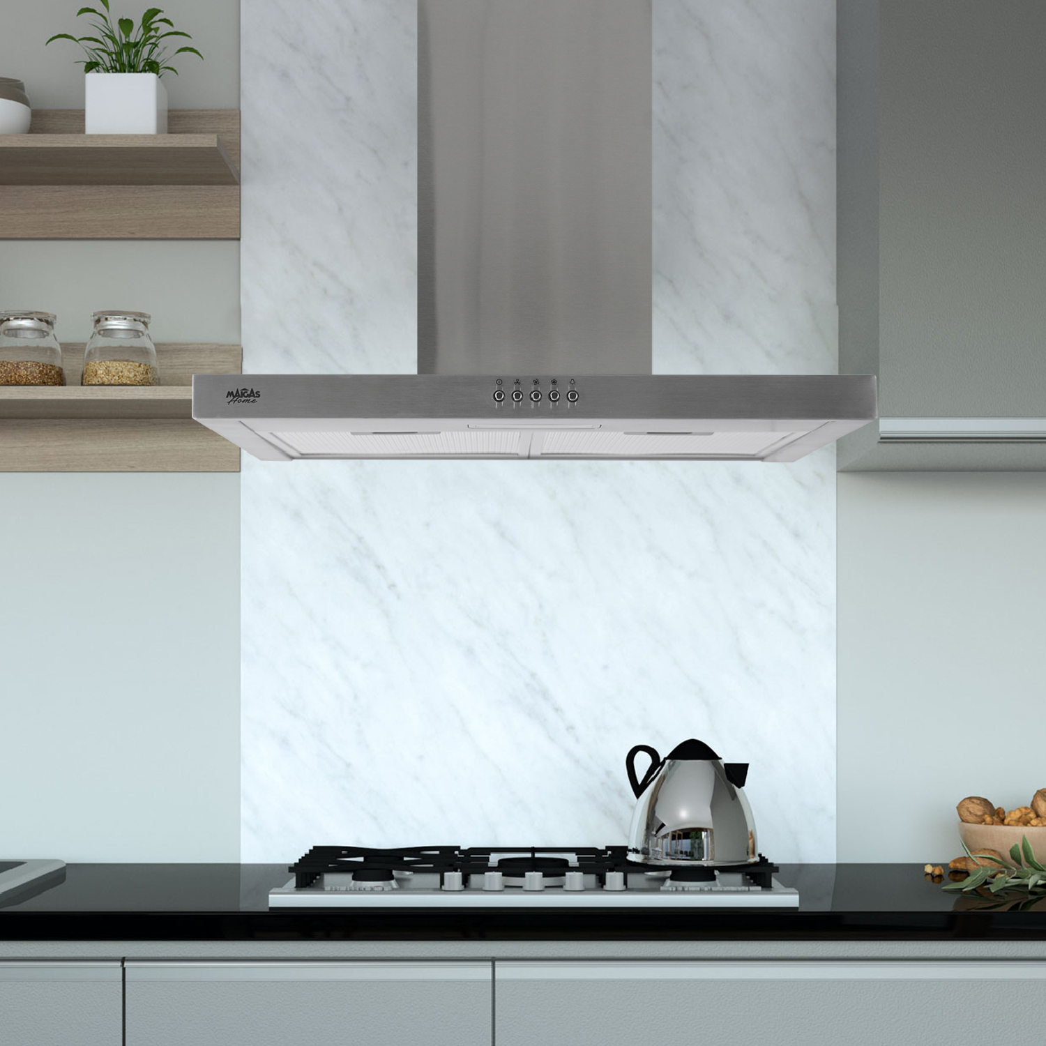 CAMPANA RECTANGULAR ACERO INOX 60CM - 5