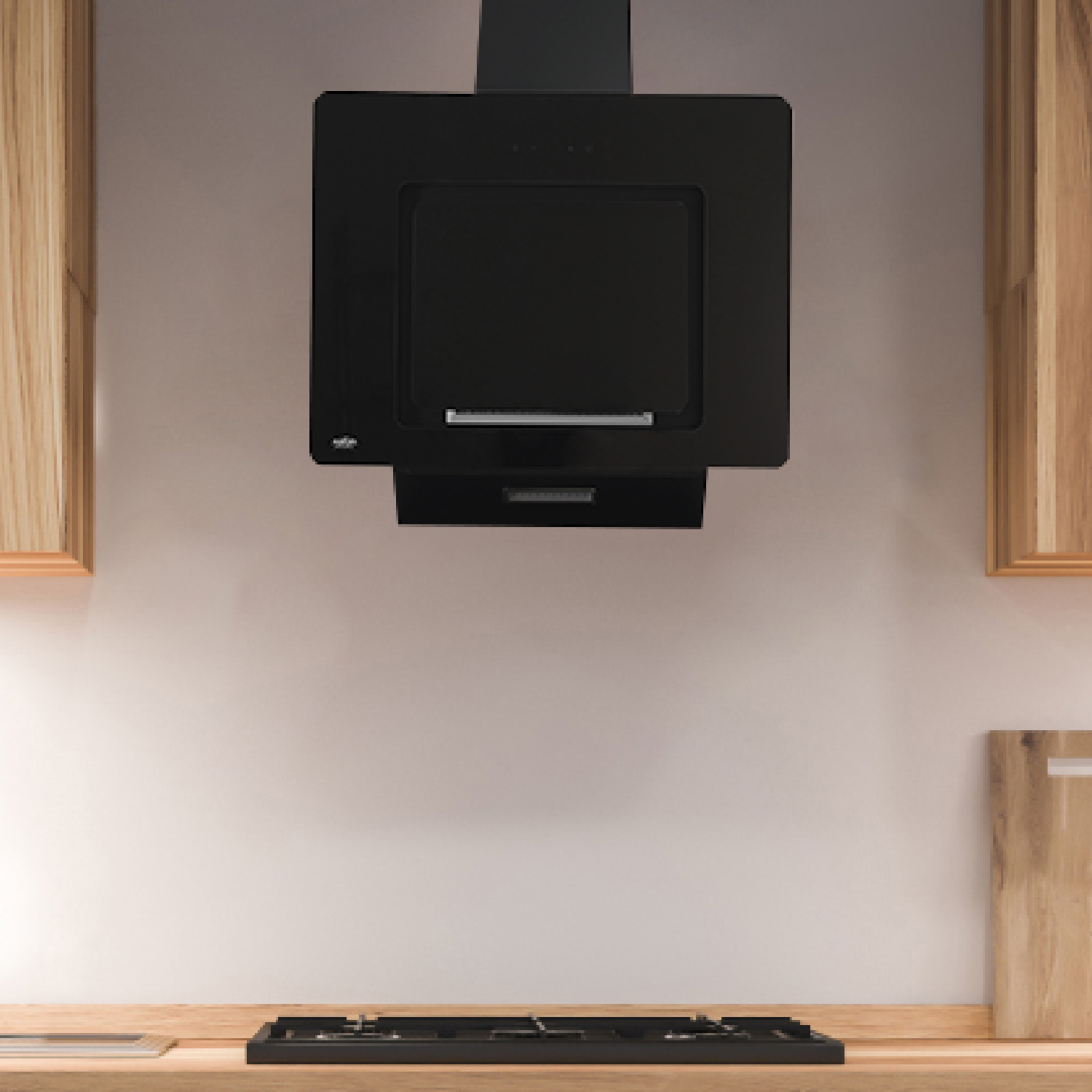 CAMPANA VIDRIO NEGRO CONTROL TOUCH 60CM - 3