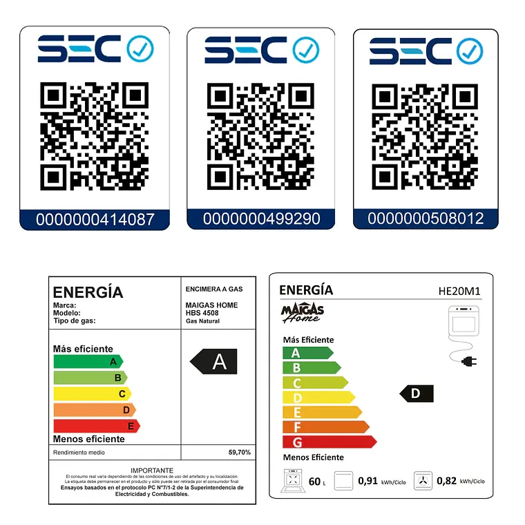 KIT ENCIMERA VITROCERAMICA 4 QUEMADORES + HORNO 60 LITROS CON SPIEDO + CAMPANA RETRACTIL - 7