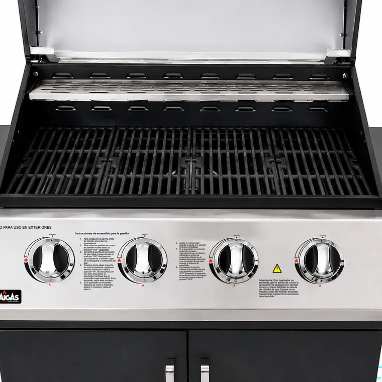 PARRILLA A GAS 4 QUEMADORES KLP24 - 4