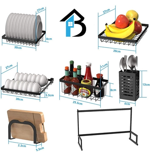 ESCURRIDOR DE PLATOS SECADO MULTIUSO ACERO INOXIDABLE 85CM - 3