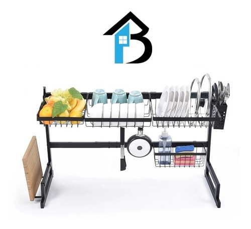 ESCURRIDOR DE PLATOS SECADO MULTIUSO ACERO INOXIDABLE 85CM - 6