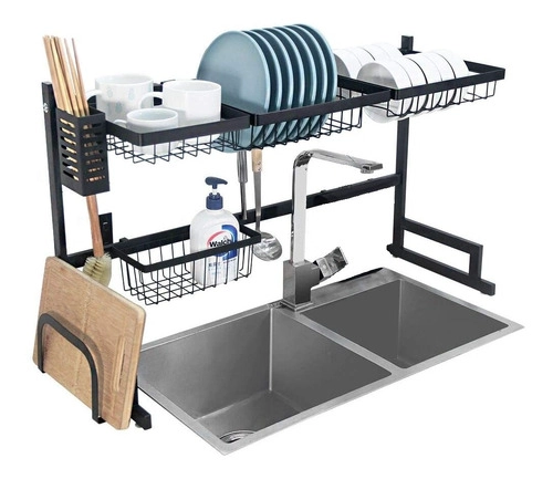 ESCURRIDOR DE PLATOS SECADO MULTIUSO ACERO INOXIDABLE 85CM - 9