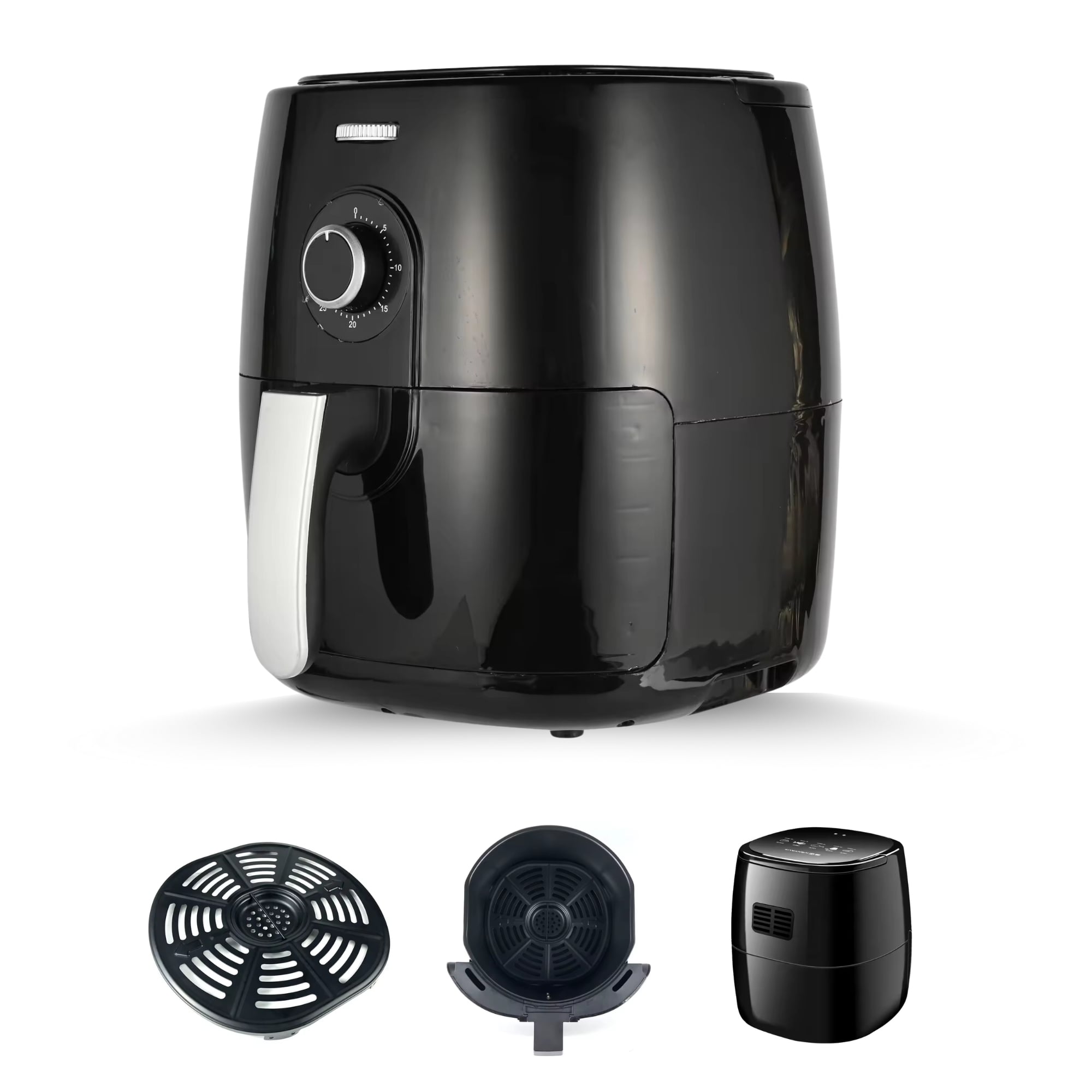 FREIDORA DE AIRE LIBRE ACEITE 5.0 L AIR FRYER PAPAS FRITAS - 1